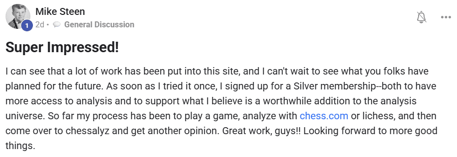 Mike Steen: Super impressed. I can see that a lot of work has been put into this site. As soon as I tried it once, I signed up for a Silver membership. Great work, guys, looking forward to more good things.